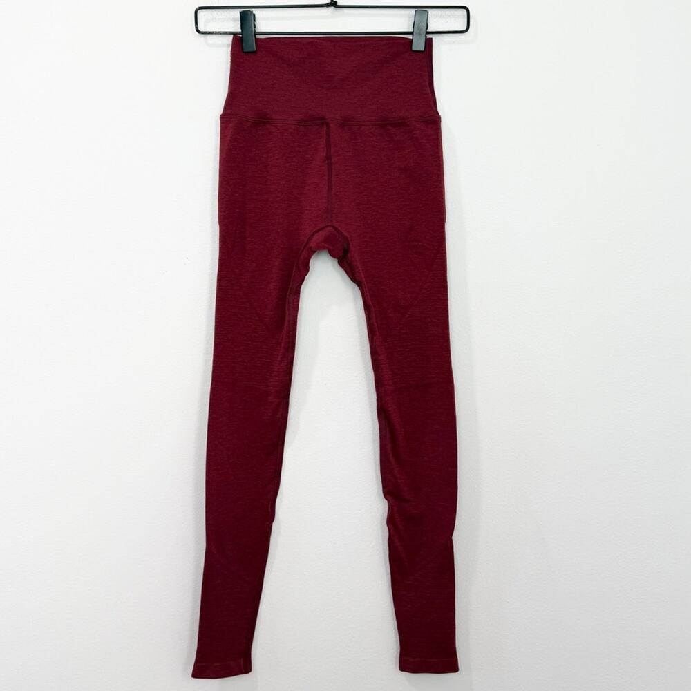 Alphalete OG Revival Leggings Bordeaux Maroon Compression Athletic size small